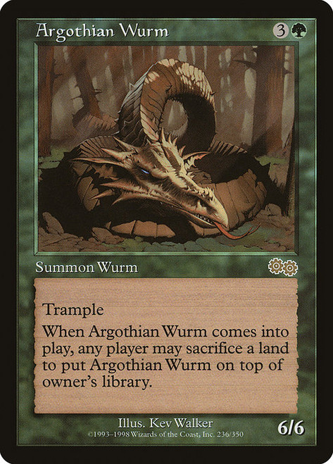 Argothian Wurm (USG) (#236)