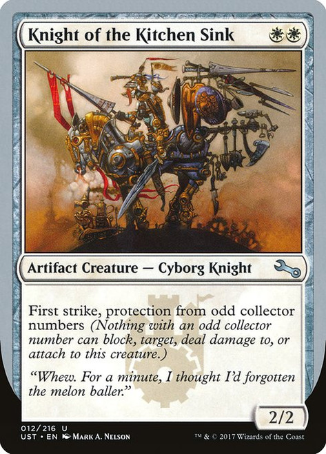 Knight of the Kitchen Sink (UST) (Foil) (#12d)