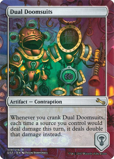 Dual Doomsuits (UST) (Foil) (Borderless) (#179)