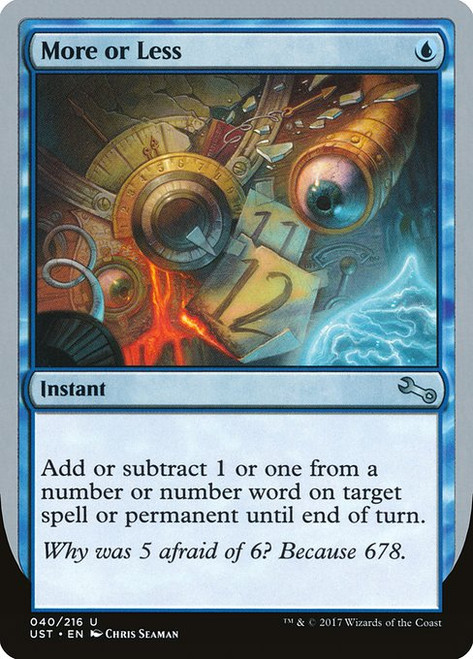 More or Less (UST) (#40)