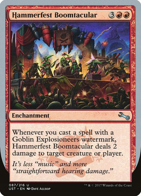 Hammerfest Boomtacular (UST) (Foil) (#87)