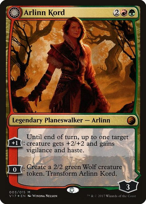 Arlinn Kord // Arlinn, Embraced by the Moon (V17) (Foil) (#3)