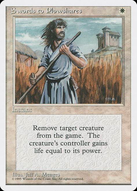 Swords to Plowshares (4ED) (#52)