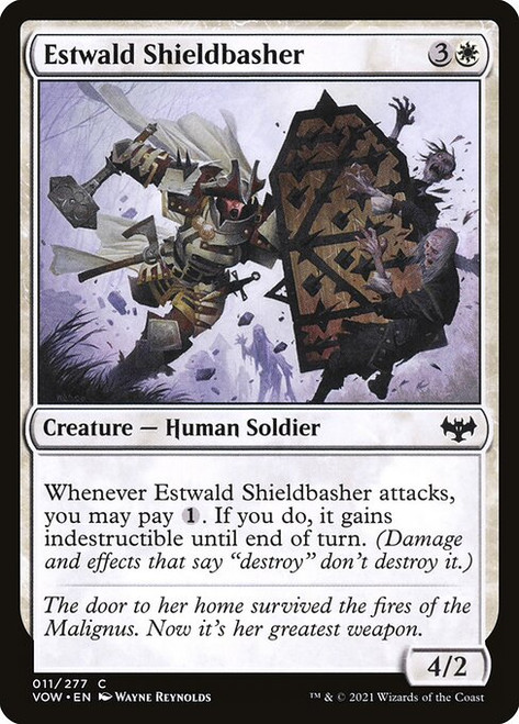 Estwald Shieldbasher (VOW) (Foil) (#11)