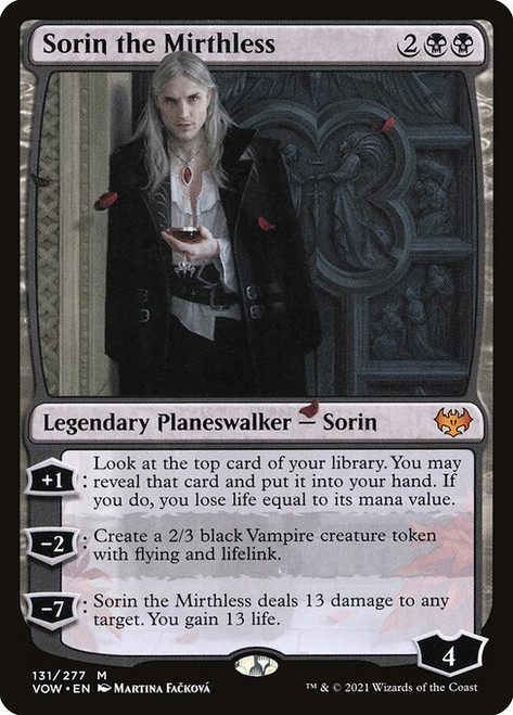 Sorin the Mirthless (VOW) (#131)