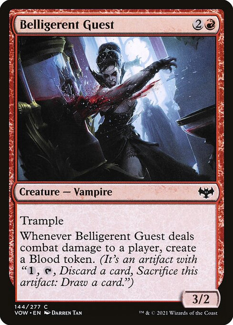 Belligerent Guest (VOW) (Foil) (#144)
