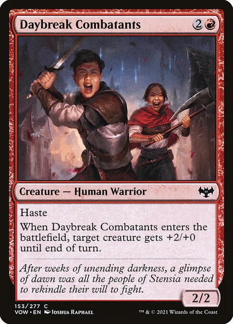 Daybreak Combatants (VOW) (Foil) (#153)