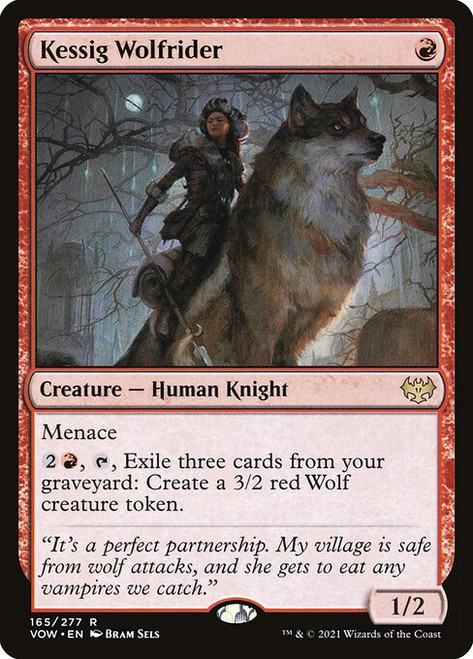 Kessig Wolfrider (VOW) (Foil) (#165)
