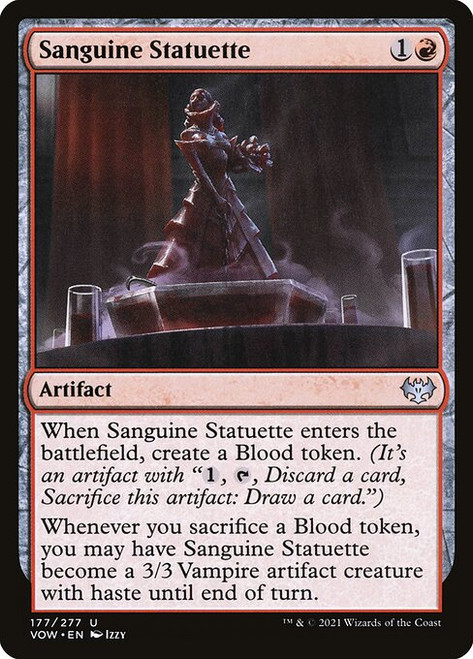Sanguine Statuette (VOW) (Foil) (#177)