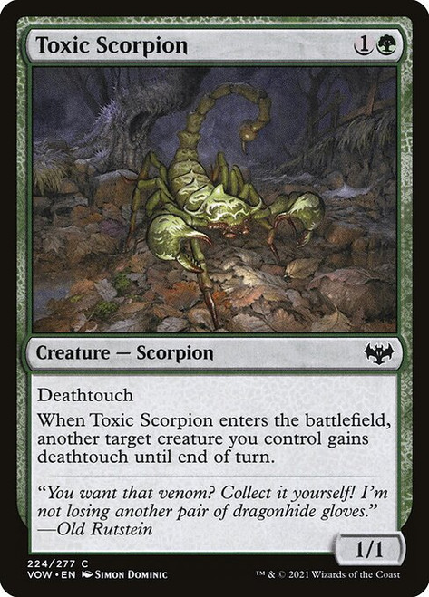 Toxic Scorpion (VOW) (Foil) (#224)
