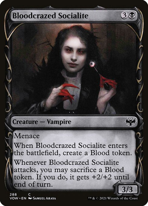 Bloodcrazed Socialite (VOW) (Foil) (Showcase) (#288)
