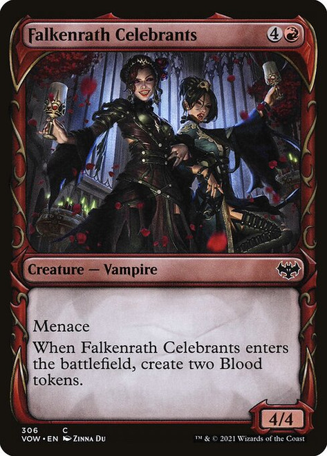 Falkenrath Celebrants (VOW) (Foil) (Showcase) (#306)