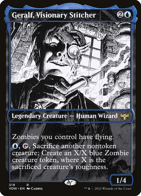 Geralf, Visionary Stitcher (VOW) (Foil) (Full Art) (#319)