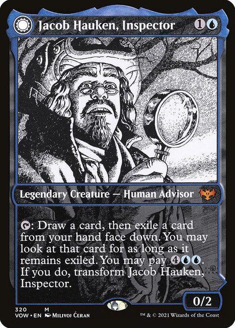 Jacob Hauken, Inspector // Hauken's Insight (VOW) (Foil) (Full Art) (#320)