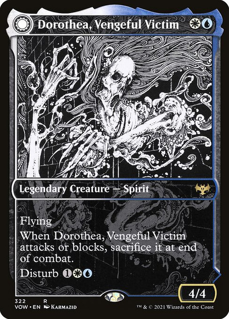 Dorothea, Vengeful Victim // Dorothea's Retribution (VOW) (Full Art) (#322)