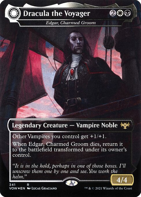 Edgar, Charmed Groom // Edgar Markov's Coffin (VOW) (Foil) (Full Art) (#341)