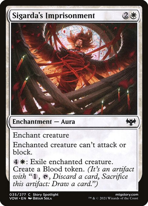 Sigarda's Imprisonment (VOW) (Foil) (#35)