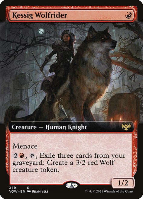Kessig Wolfrider (VOW) (Foil) (Extended Art) (#379)