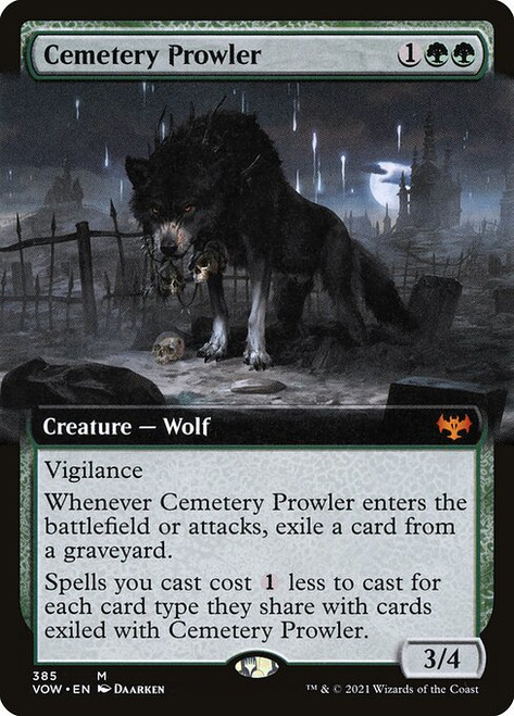 Cemetery Prowler (VOW) (Extended Art) (#385)