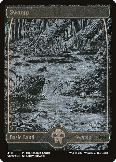 Swamp (VOW) (FoilEtched) (Full Art) (#410)