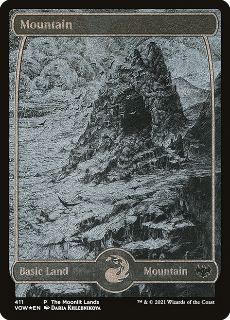 Mountain (VOW) (FoilEtched) (Full Art) (#411)