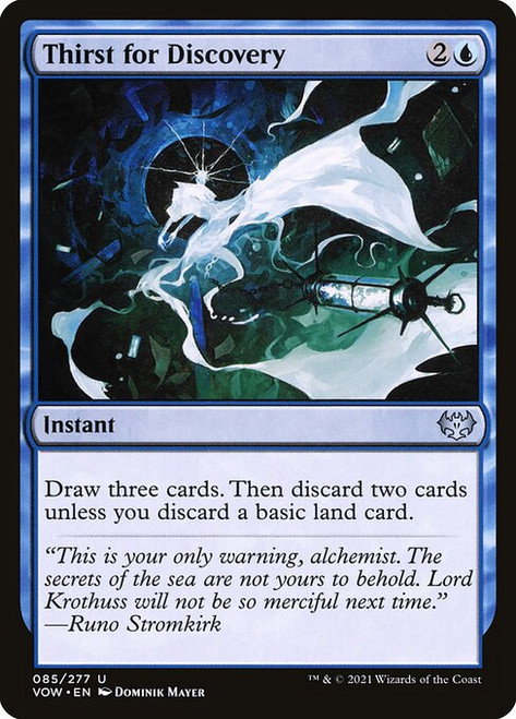 Thirst for Discovery (VOW) (Foil) (#85)