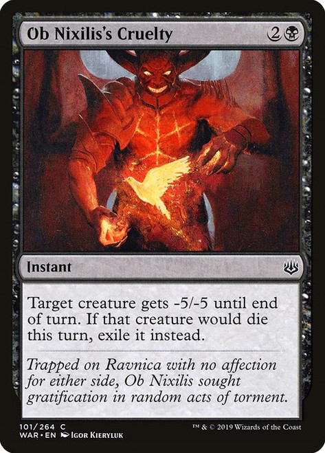 Ob Nixilis's Cruelty (WAR) (#101)