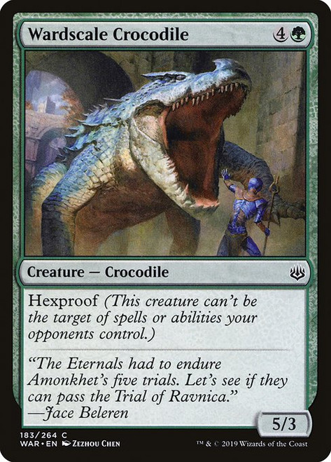 Wardscale Crocodile (WAR) (Foil) (#183)