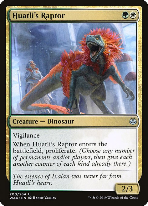 Huatli's Raptor (WAR) (Foil) (#200)