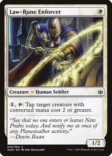 Law-Rune Enforcer (WAR) (Foil) (#20)