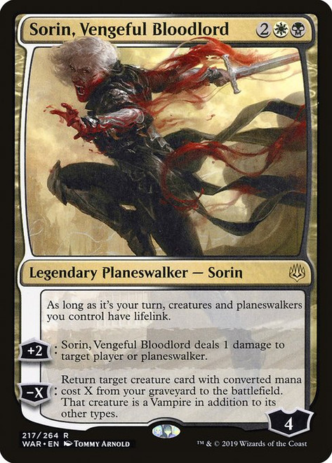 Sorin, Vengeful Bloodlord (WAR) (#217)
