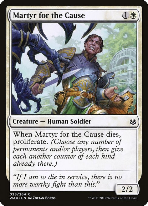 Martyr for the Cause (WAR) (Foil) (#23)