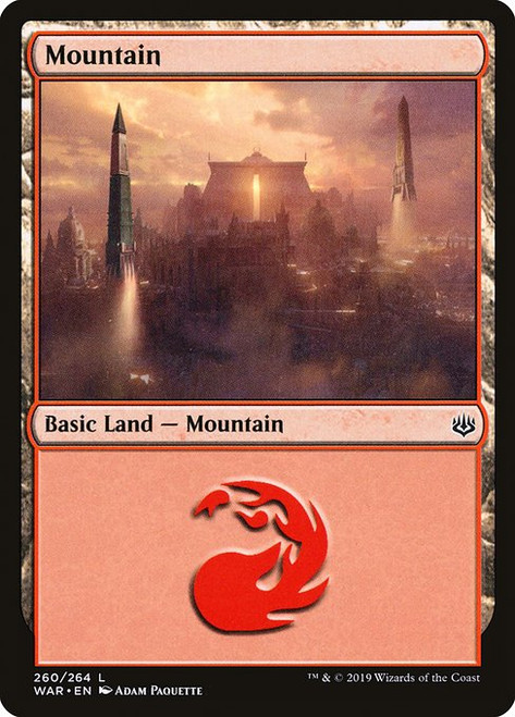 Mountain (WAR) (Foil) (#260)