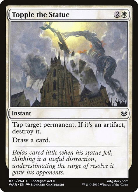 Topple the Statue (WAR) (Foil) (#35)