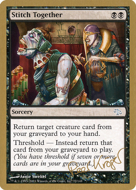Stitch Together (WC03) (#pk72)