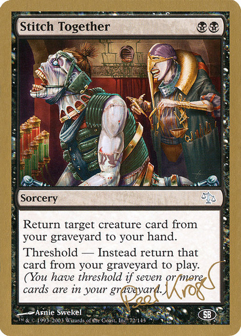 Stitch Together (WC03) (#pk72sb)