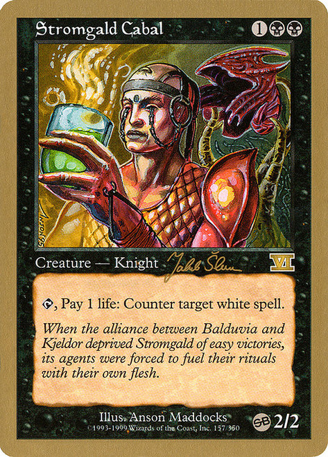 Stromgald Cabal (WC99) (#js157sb)