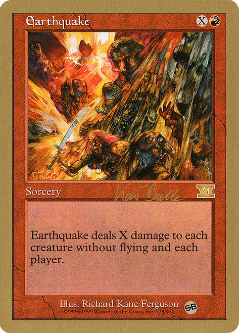 Earthquake (WC99) (#kb173sb)