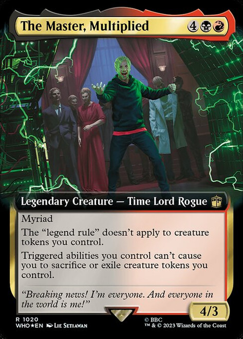 The Master, Multiplied (WHO) (SurgeFoil) (Extended Art) (#1020)