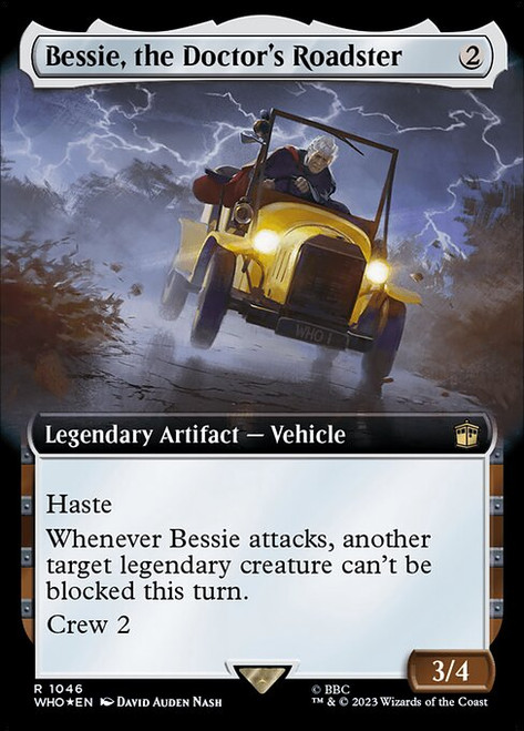 Bessie, the Doctor's Roadster (WHO) (SurgeFoil) (Extended Art) (#1046)