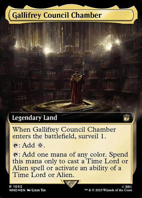 Gallifrey Council Chamber (WHO) (SurgeFoil) (Extended Art) (#1053)