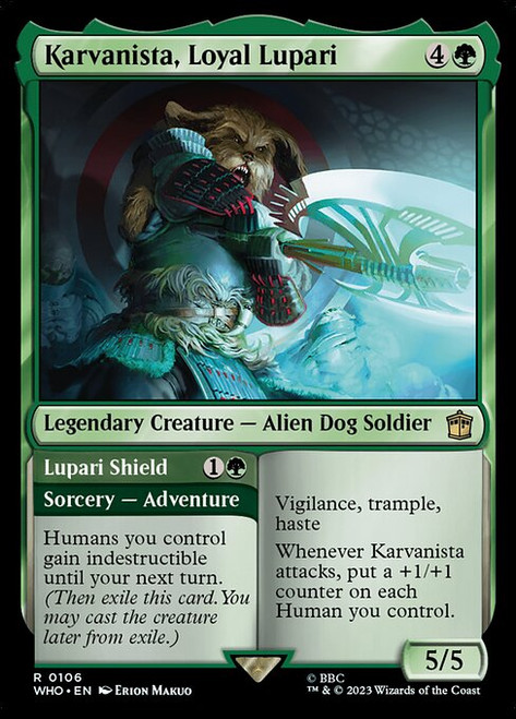 Karvanista, Loyal Lupari // Lupari Shield (WHO) (#106)
