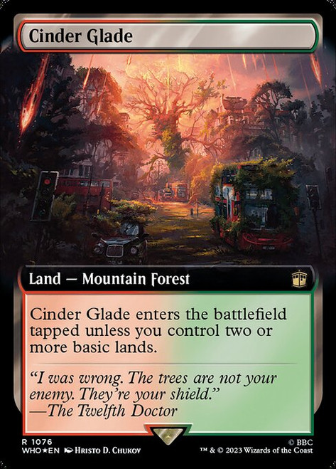 Cinder Glade (WHO) (SurgeFoil) (Extended Art) (#1076)