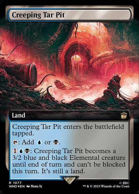 Creeping Tar Pit (WHO) (SurgeFoil) (Extended Art) (#1077)