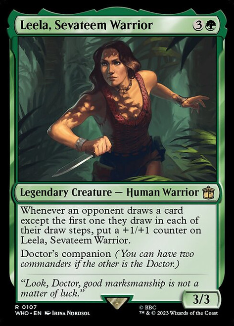 Leela, Sevateem Warrior (WHO) (Foil) (#107)