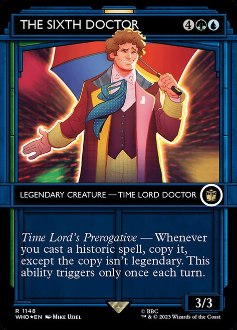 The Sixth Doctor (WHO) (SurgeFoil) (Showcase) (#1148)
