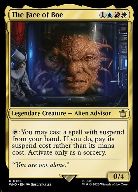The Face of Boe (WHO) (Foil) (#126)