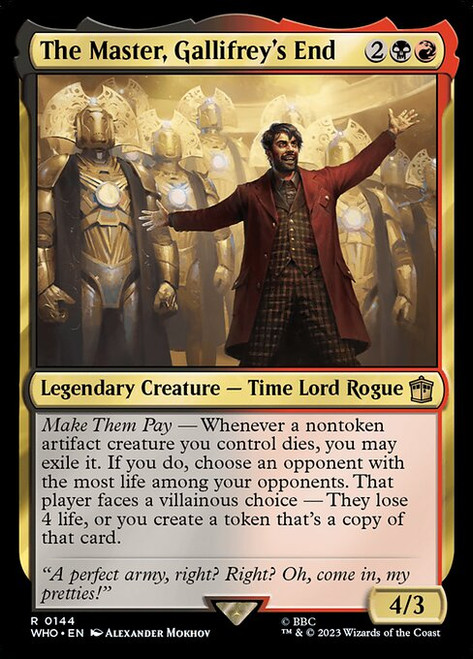 The Master, Gallifrey's End (WHO) (Foil) (#144)