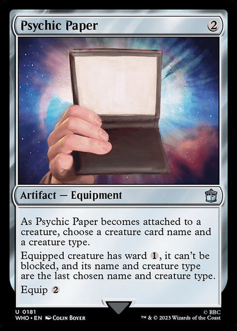 Psychic Paper (WHO) (Foil) (#181)
