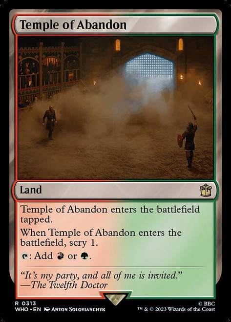 Temple of Abandon (WHO) (Foil) (#313)